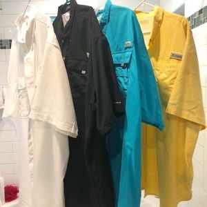 Lot of 4 Columbia PFG Shirts, all IN 3XLT MENS